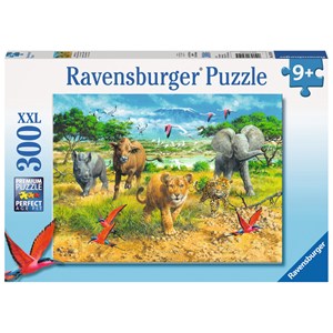 Ravensburger (13219) - "Afrikas Tierkinder" - 300 Teile Puzzle