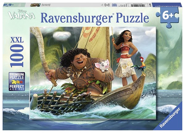 Ravensburger (10943) - "Vaiana und Maui" - 100 Teile Puzzle