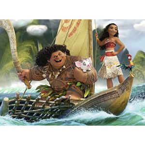 Ravensburger (10943) - "Vaiana und Maui" - 100 Teile Puzzle