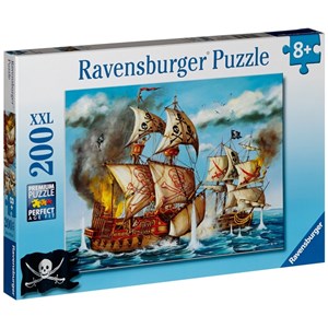Ravensburger (12771) - "Piraten" - 200 Teile Puzzle