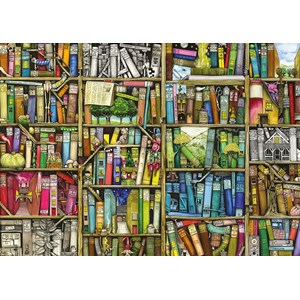 Ravensburger (19137) - Colin Thompson: "Magisches Bücherregal" - 1000 Teile Puzzle