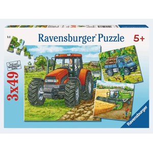 Ravensburger (93885) - "Grosse Landmaschinen" - 49 Teile Puzzle