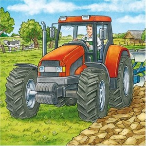Ravensburger (93885) - "Grosse Landmaschinen" - 49 Teile Puzzle