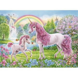 Ravensburger (13698) - "Magische Einhörner" - 100 Teile Puzzle