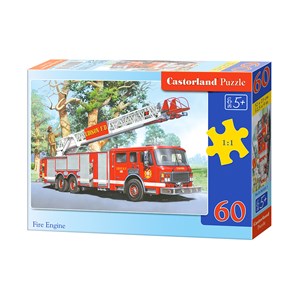 Castorland (B-06595) - "Feuerwehrauto" - 60 Teile Puzzle