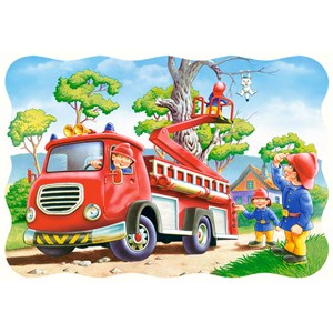 Castorland (B-03358) - "Katze in Not" - 30 Teile Puzzle