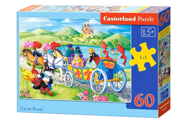 Castorland (B-066070) - "Der gestiefelte Kater" - 60 Teile Puzzle