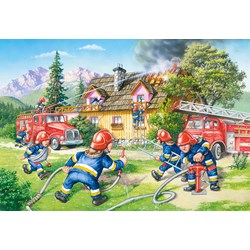 Castorland (B-040025) - "Feuerwehreinsatz" - 40 Teile Puzzle