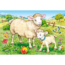 Castorland (B-04416) - "Tiermütter mit ihren Babies" - 8 12 15 20 Teile Puzzle