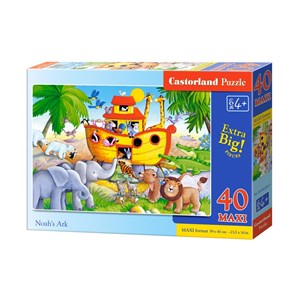 Castorland (B-040209) - "Noahs Arche und Tiere" - 40 Teile Puzzle