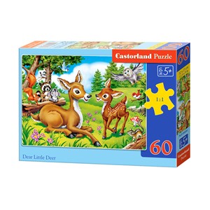 Castorland (B-066049) - "Dear Little Deer" - 60 Teile Puzzle