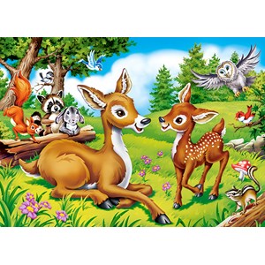 Castorland (B-066049) - "Dear Little Deer" - 60 Teile Puzzle