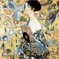 Puzzle Michele Wilson (A515-80) - Gustav Klimt: "Dame mit Fächer" - 80 Teile Puzzle