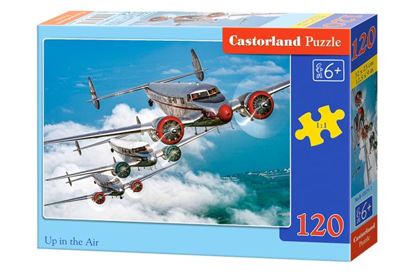 Castorland (B-13371) - "Flugzeuge am Himmel" - 120 Teile Puzzle