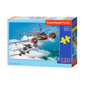 Castorland (B-13371) - "Flugzeuge am Himmel" - 120 Teile Puzzle