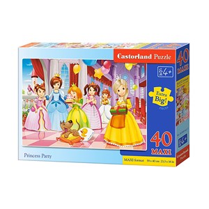 Castorland (B-040162) - "Die Prinzessinnen Geburtstagsparty" - 40 Teile Puzzle