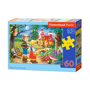 Castorland (B-06526) - "Hänsel und Gretel" - 60 Teile Puzzle