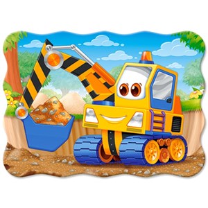 Castorland (B-03464) - "Gelber Bagger" - 30 Teile Puzzle