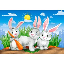 Castorland (B-041046) - "Lovely Animals" - 8 12 15 20 Teile Puzzle