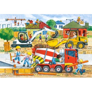 Castorland (B-040018) - "Auf der Baustelle" - 40 Teile Puzzle