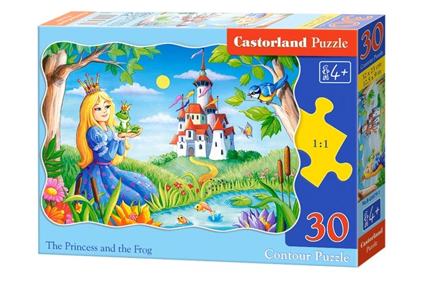 Castorland (B-03679) - "Die Prinzessin und der Frosch" - 30 Teile Puzzle