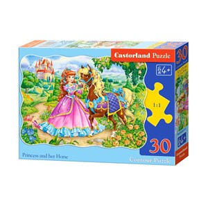 Castorland (B-03617) - "Das Pferd der Prinzessin" - 30 Teile Puzzle