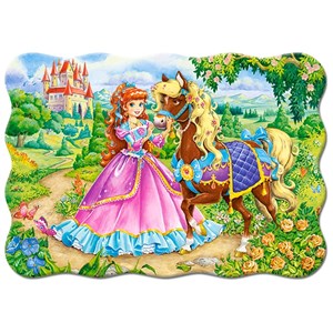 Castorland (B-03617) - "Das Pferd der Prinzessin" - 30 Teile Puzzle