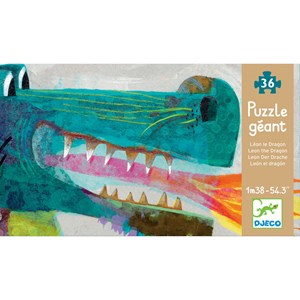 Djeco (07170) - "Leon der Drache" - 58 Teile Puzzle