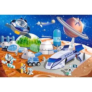 Castorland (B-040230) - "Weltraumstation" - 40 Teile Puzzle