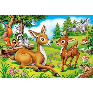 Castorland (B-040261) - "Dear Little Deer" - 40 Teile Puzzle
