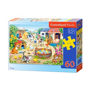 Castorland (B-06663) - "Bauernhof" - 60 Teile Puzzle