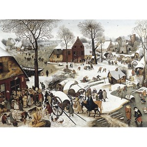 Puzzle Michele Wilson (C58-1500) - Pieter Brueghel the Elder: "Volkszählung zu Bethlehem" - 1500 Teile Puzzle