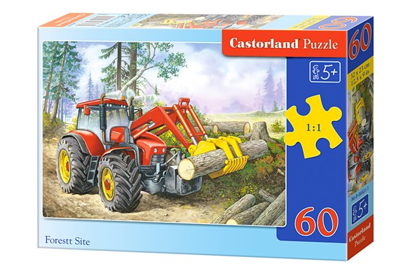 Castorland (B-06601) - "Holzfäller" - 60 Teile Puzzle