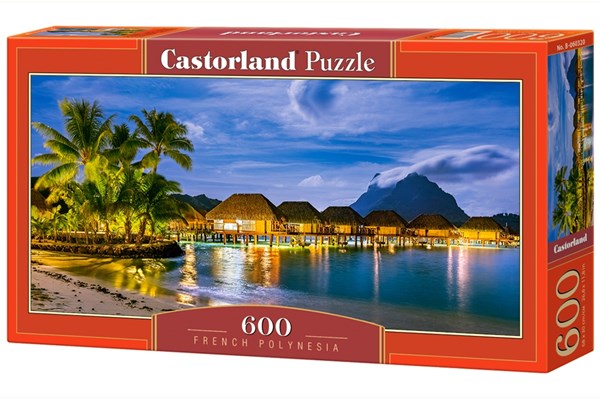 Castorland (B-060320) - "Zauberhaftes Französisch-Polynesien" - 600 Teile Puzzle