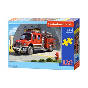 Castorland (B-12831) - "Feuerwehrauto" - 120 Teile Puzzle