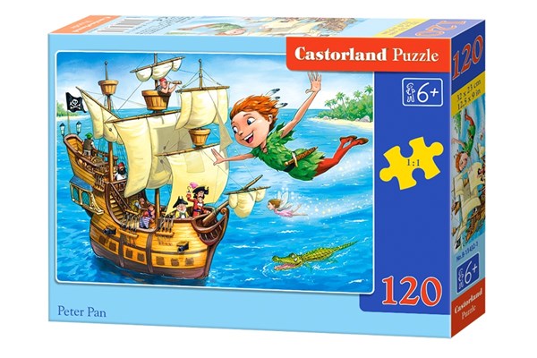 Castorland (B-13432) - "Peter Pan" - 120 Teile Puzzle