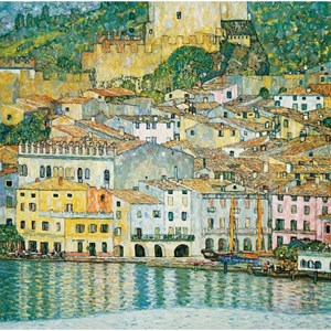 Puzzle Michele Wilson (A197-750) - Gustav Klimt: "Malcesine am Gardasee" - 750 Teile Puzzle