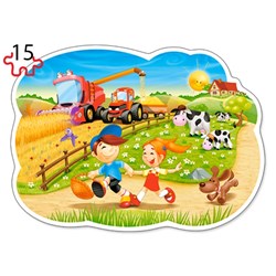 Castorland (B-043019) - "Vier Jahreszeiten" - 8 12 15 20 Teile Puzzle
