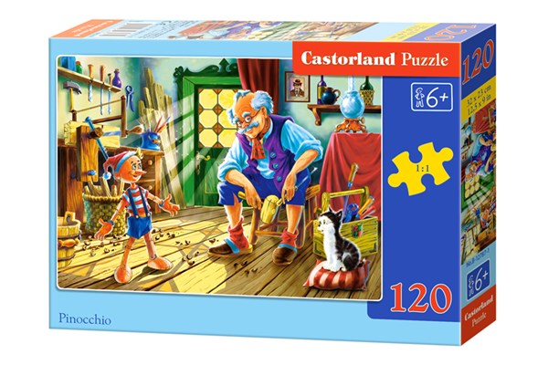 Castorland (B-12787) - "Pinocchio" - 120 Teile Puzzle