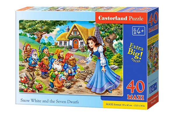 Castorland (B-040247) - "Schneewittchen erzählt ihre Geschichte" - 40 Teile Puzzle