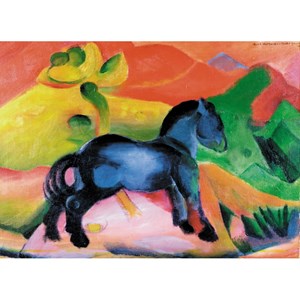 Puzzle Michele Wilson (W60-12) - Franz Marc: "Kleines blaues Pferd" - 12 Teile Puzzle