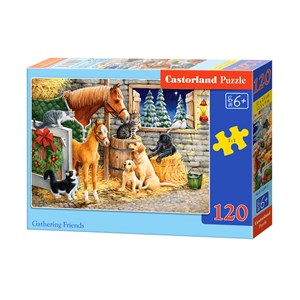 Castorland (B-13340) - "Versammlung der Freunde" - 120 Teile Puzzle