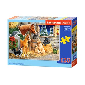 Castorland (B-13340) - "Versammlung der Freunde" - 120 Teile Puzzle