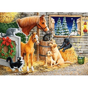 Castorland (B-13340) - "Versammlung der Freunde" - 120 Teile Puzzle