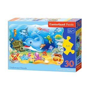 Castorland (B-03501) - "Freunde unter Wasser" - 30 Teile Puzzle