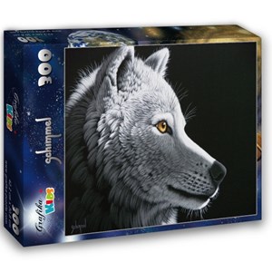 Grafika Kids (01653) - Schim Schimmel: "Wolf Light" - 300 Teile Puzzle