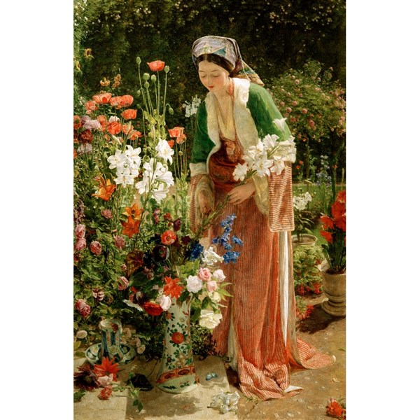 Puzzle Michele Wilson (A204-80) - John Frederick Lewis: "Im Garten" - 80 Teile Puzzle