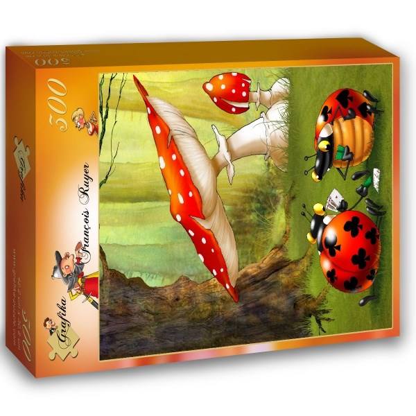 Grafika Kids (00825) - François Ruyer: "Poker" - 300 Teile Puzzle