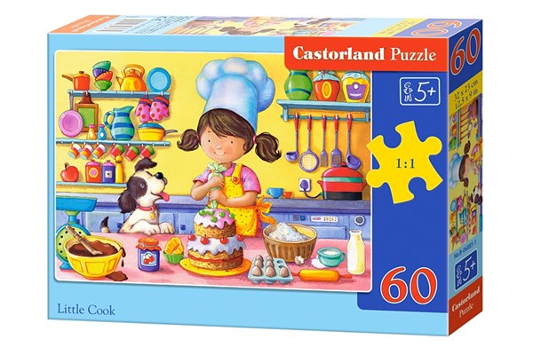 Castorland (B-06885) - "Kleine Bäckerin" - 60 Teile Puzzle