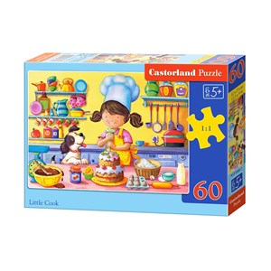 Castorland (B-06885) - "Kleine Bäckerin" - 60 Teile Puzzle